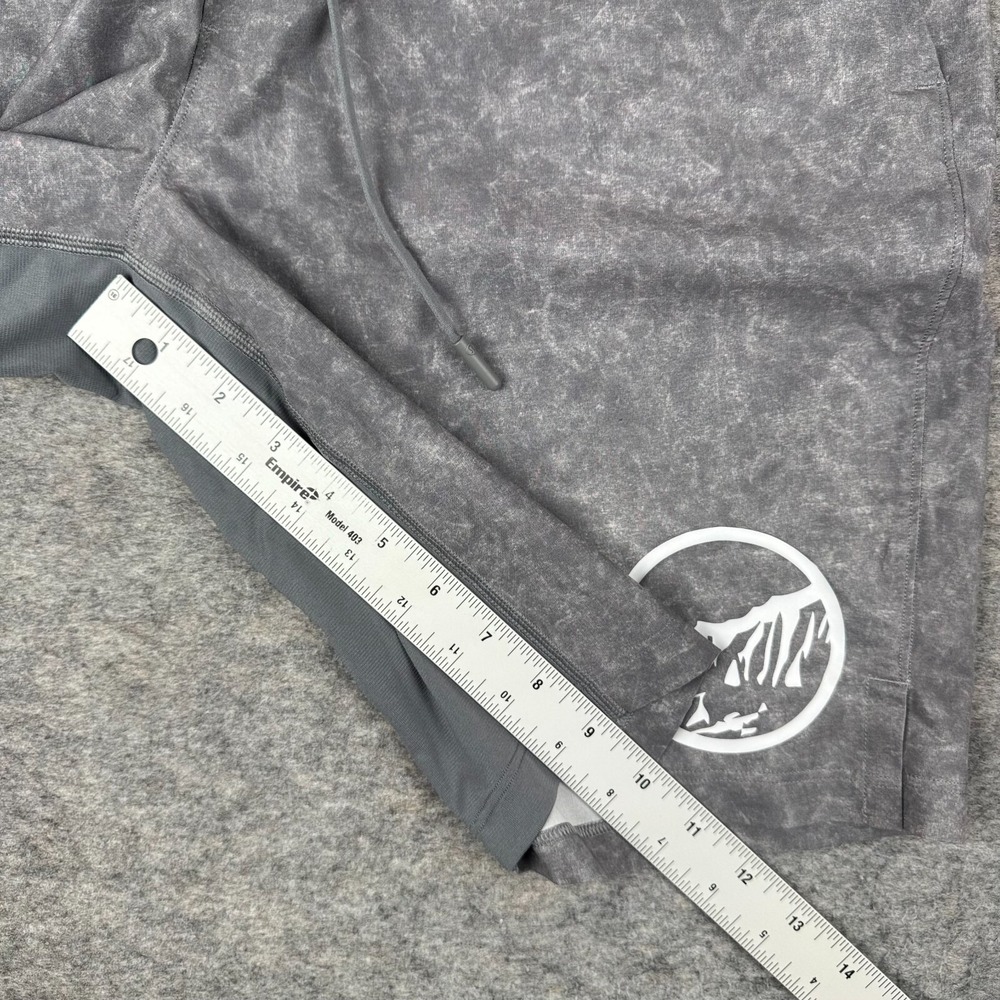 Lululemon T.H.E. Short 9" Linerless Gravel Dust Asphalt Grey Multi Mens Medium M - Picture 11 of 12